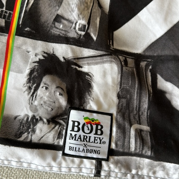 Men’s Bob Marley Vintage Billabong Board Short, Size:38 - Picture 8 of 8